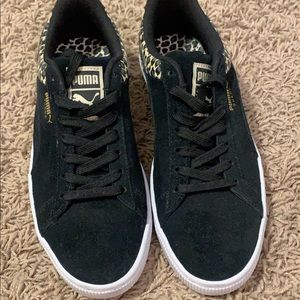 Black / Leapord Puma Shoes